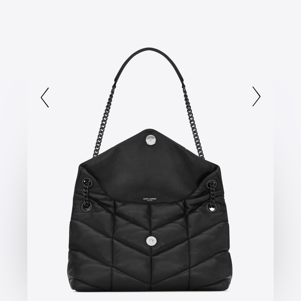 YSL LOU LOU PUFFER IN QUILTED NAPPA LEATHER - Picture 3 of 15